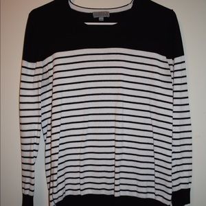 Black and white striped T-shirt sweater!